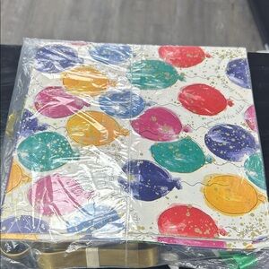 Colorful Balloon Party gift wrap package
